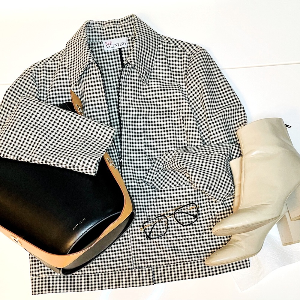 🖤SOLD🖤 REDValentino Checkered Jacket